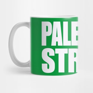 Palestine Strong - White - Back Mug